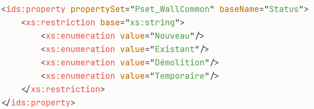 Exemple de syntaxe IDS restriction
